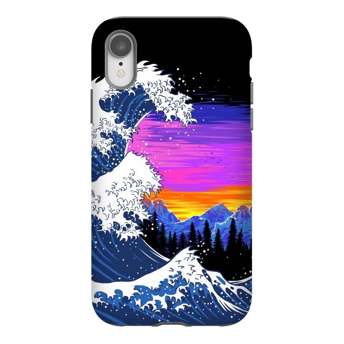 iPhone Xr StrongFit The wave at dawn by Alberto