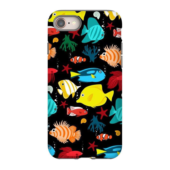 iPhone SE StrongFit Tropical aquarium by Alberto