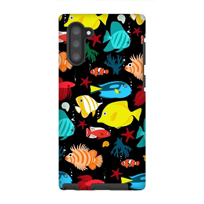 Galaxy Note 10 StrongFit Tropical aquarium by Alberto