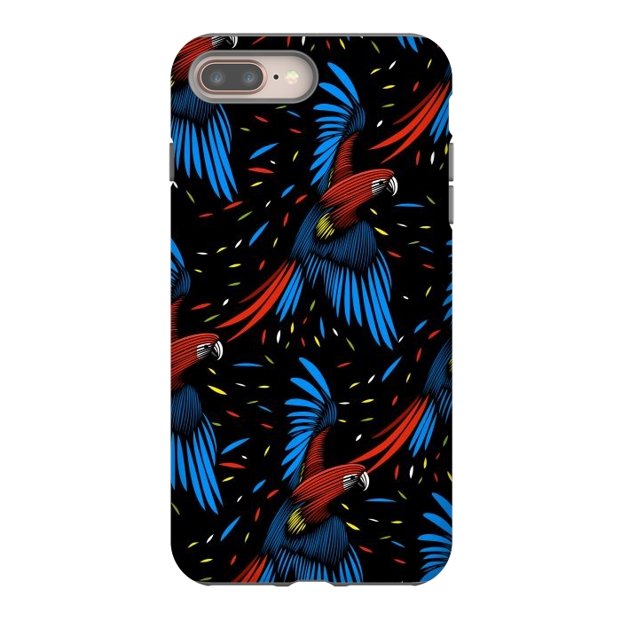 iPhone 7 plus StrongFit Tribal Macaw by Alberto