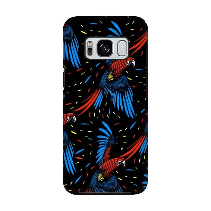 Galaxy S8 StrongFit Tribal Macaw by Alberto