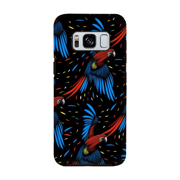 Galaxy S8 StrongFit Tribal Macaw by Alberto