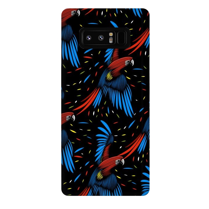 Galaxy Note 8 StrongFit Tribal Macaw by Alberto