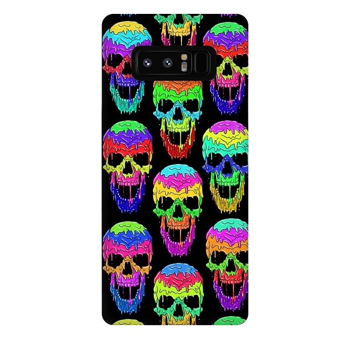 Galaxy Note 8 StrongFit Liquid skull by Alberto