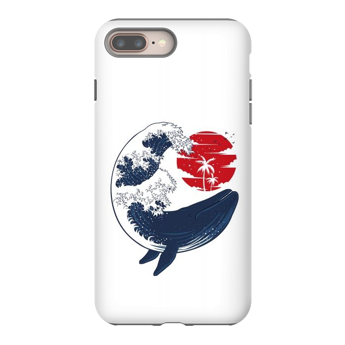 iPhone 7 plus StrongFit wave whale by Alberto
