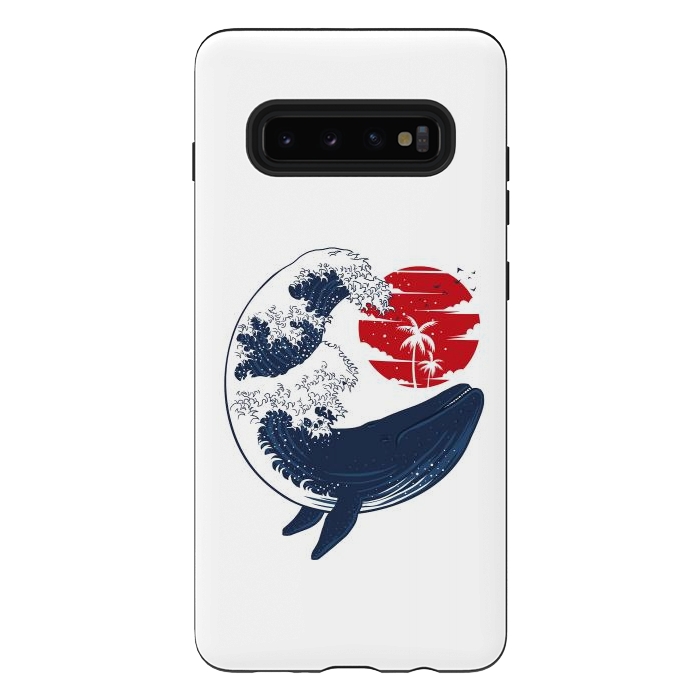 Galaxy S10 plus StrongFit wave whale by Alberto
