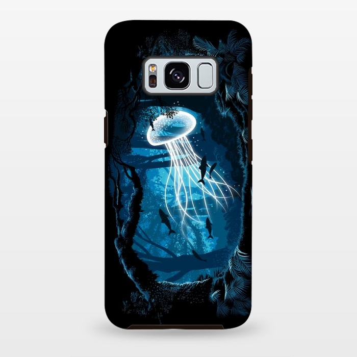 Galaxy S8 plus StrongFit Jelly Fish Forest by Alberto