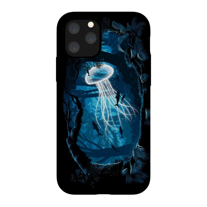 iPhone 11 Pro StrongFit Jelly Fish Forest by Alberto