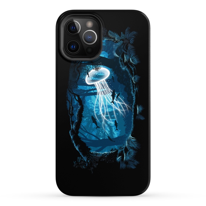 iPhone 12 Pro Max StrongFit Jelly Fish Forest by Alberto