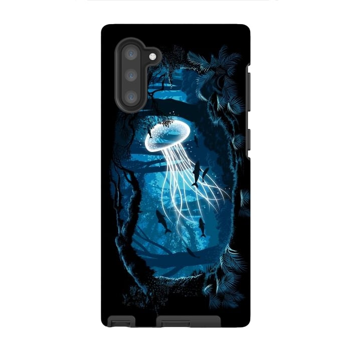 Galaxy Note 10 StrongFit Jelly Fish Forest by Alberto