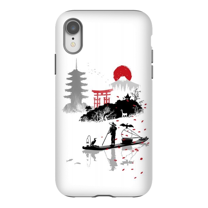 iPhone Xr StrongFit Japanese fisherman by Alberto