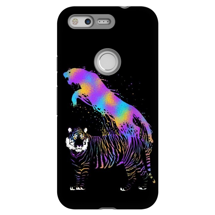 Pixel StrongFit Tiger ink colorful by Alberto
