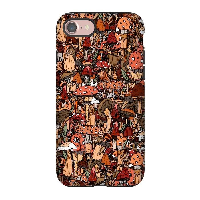 iPhone 7 StrongFit Autumnal Mushrooms by Steve Wade (Swade)