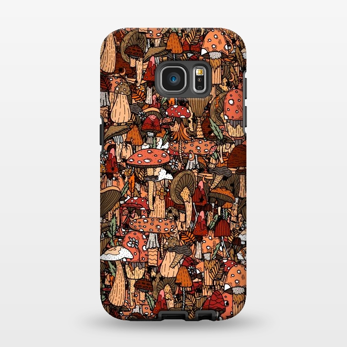 Galaxy S7 EDGE StrongFit Autumnal Mushrooms by Steve Wade (Swade)