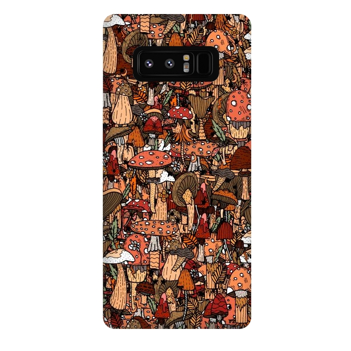 Galaxy Note 8 StrongFit Autumnal Mushrooms by Steve Wade (Swade)