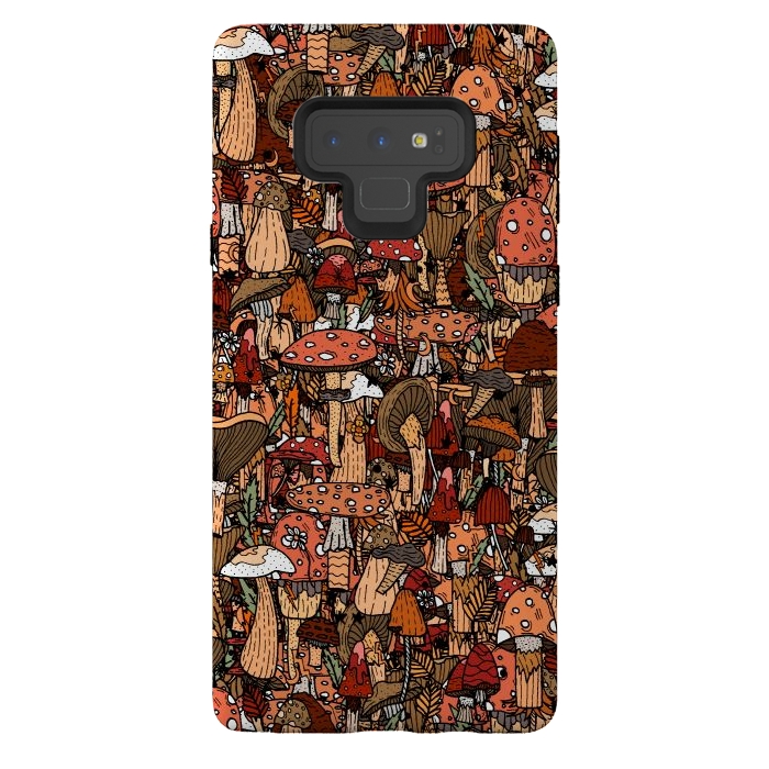 Galaxy Note 9 StrongFit Autumnal Mushrooms by Steve Wade (Swade)