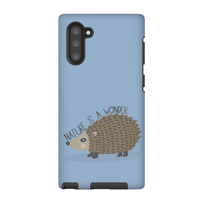 Galaxy Note 10 StrongFit Nature is a Wonder Hedgehog  by Edith May