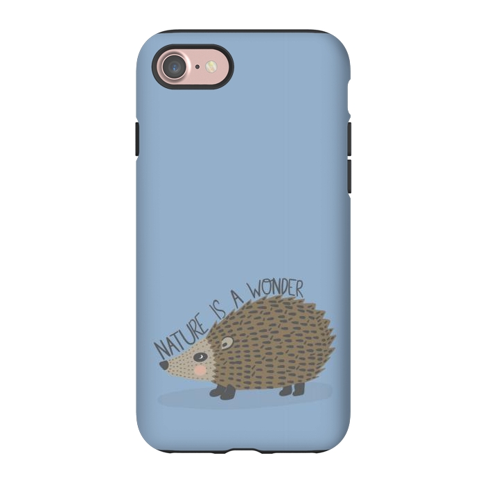 iPhone 7 StrongFit Nature is a Wonder Hedgehog  by Edith May