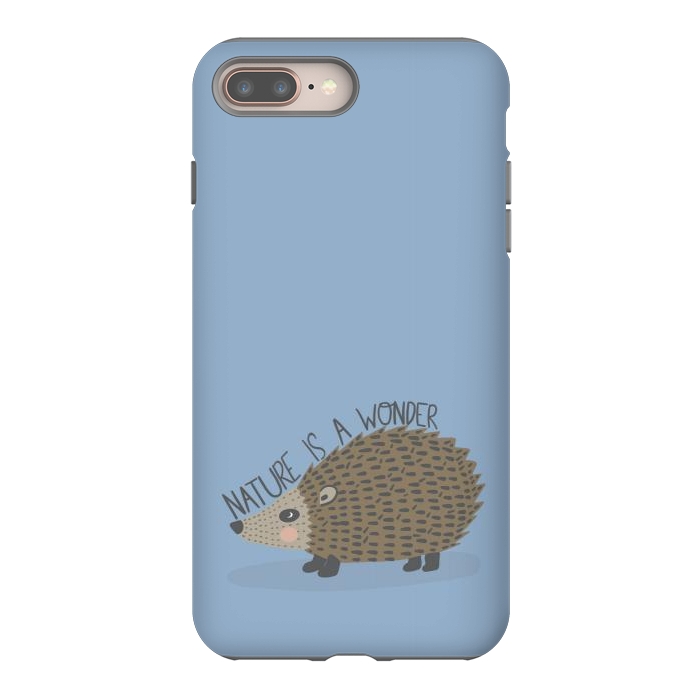 iPhone 7 plus StrongFit Nature is a Wonder Hedgehog  by Edith May