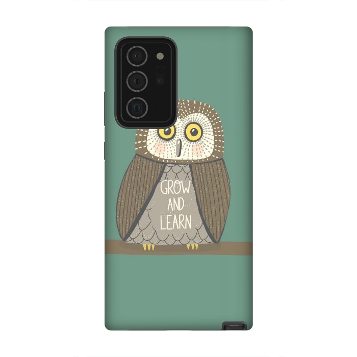 Galaxy Note 20 Ultra StrongFit Grow and Learn Owl  by Edith May