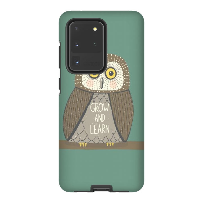 Galaxy S20 Ultra StrongFit Grow and Learn Owl  by Edith May