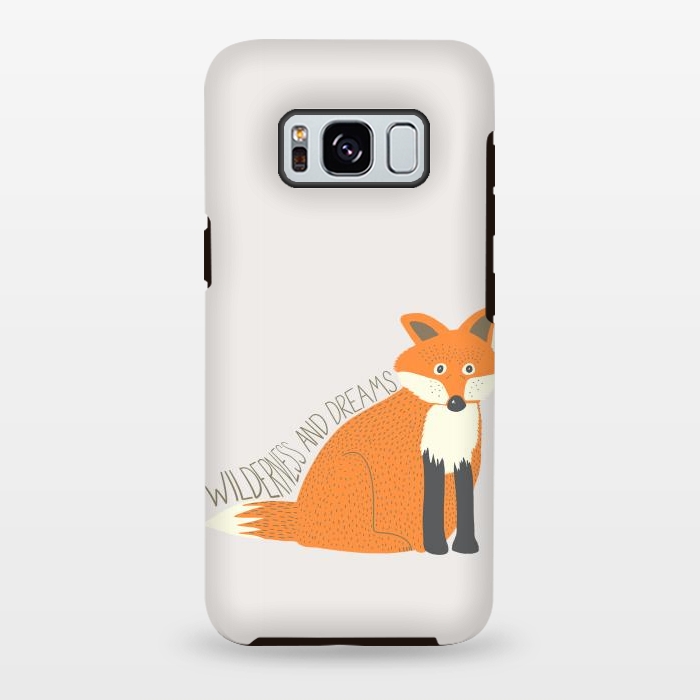 Galaxy S8 plus StrongFit Wilderness and Dreams Fox by Edith May