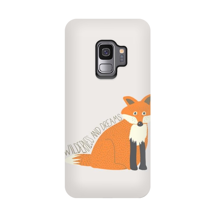 Galaxy S9 StrongFit Wilderness and Dreams Fox by Edith May