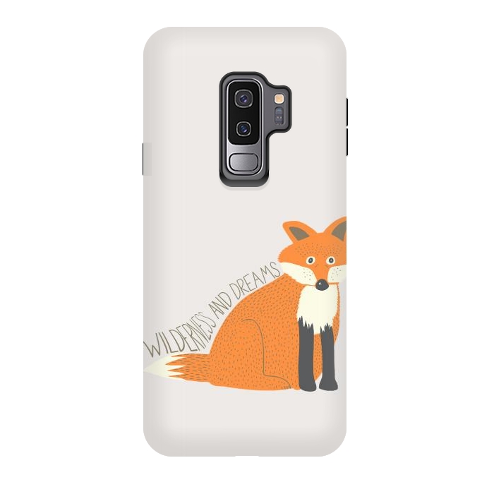 Galaxy S9 plus StrongFit Wilderness and Dreams Fox by Edith May