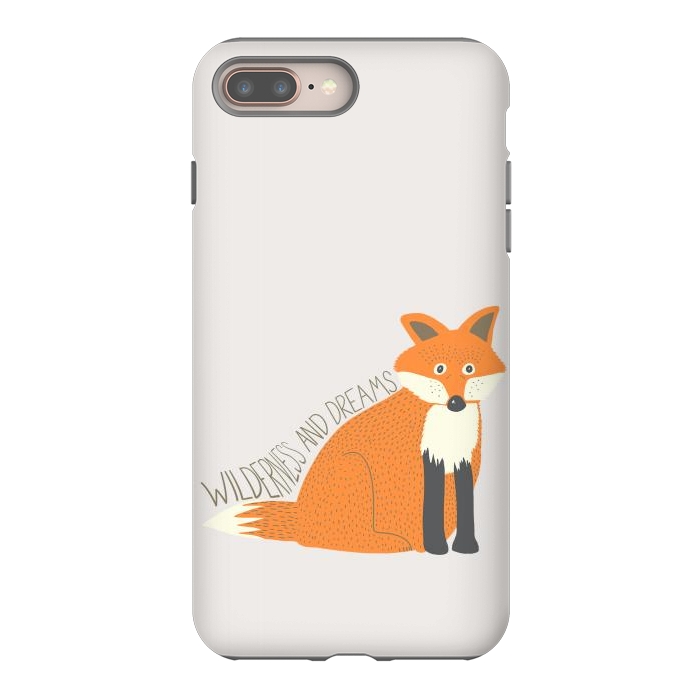 iPhone 8 plus StrongFit Wilderness and Dreams Fox by Edith May