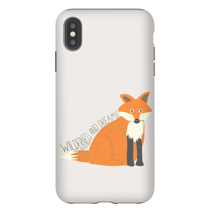 iPhone Xs Max StrongFit Wilderness and Dreams Fox by Edith May