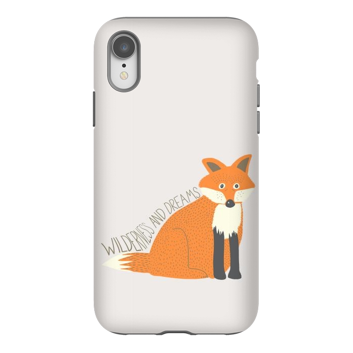 iPhone Xr StrongFit Wilderness and Dreams Fox by Edith May