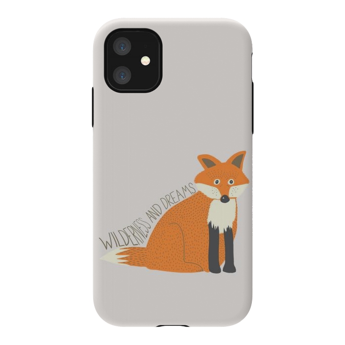iPhone 11 StrongFit Wilderness and Dreams Fox by Edith May