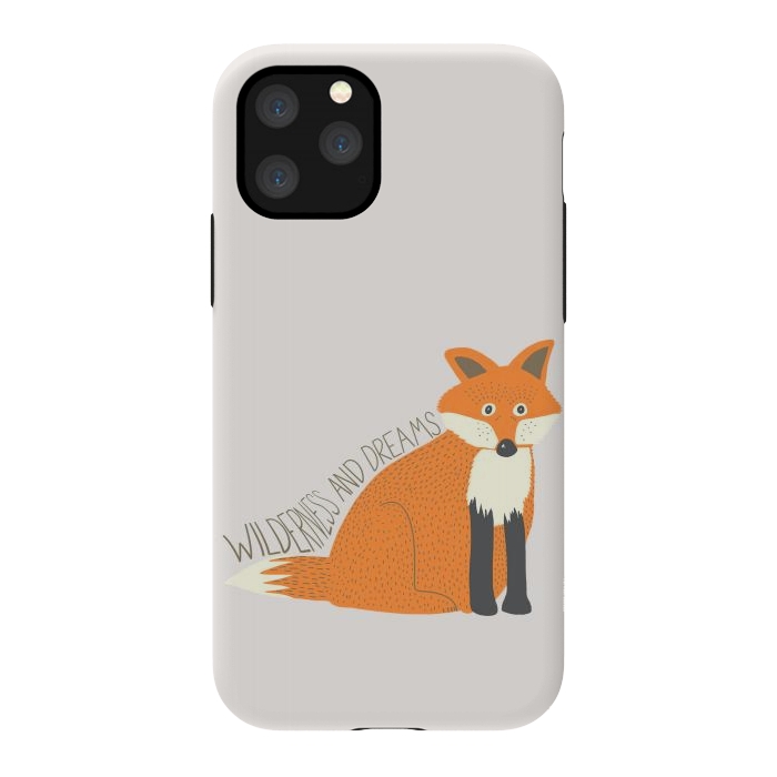 iPhone 11 Pro StrongFit Wilderness and Dreams Fox by Edith May