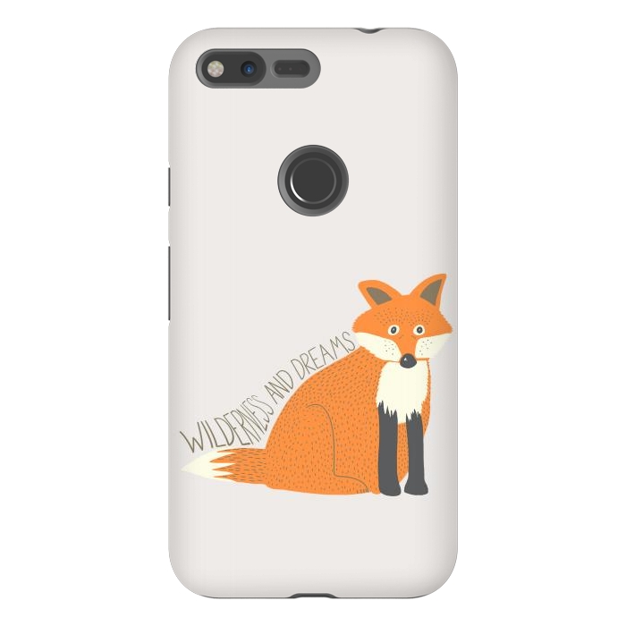 Pixel XL StrongFit Wilderness and Dreams Fox by Edith May