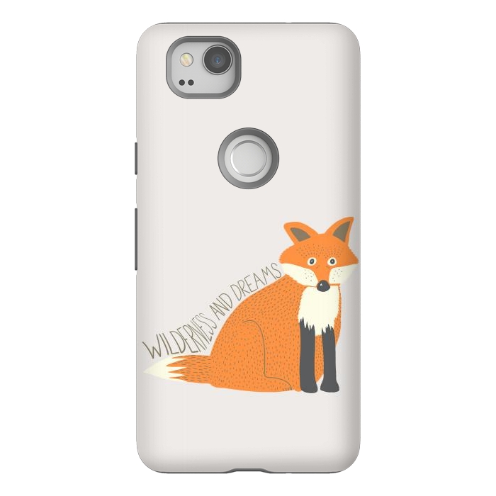 Pixel 2 StrongFit Wilderness and Dreams Fox by Edith May