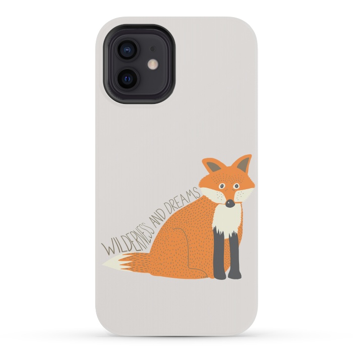 iPhone 12 mini StrongFit Wilderness and Dreams Fox by Edith May