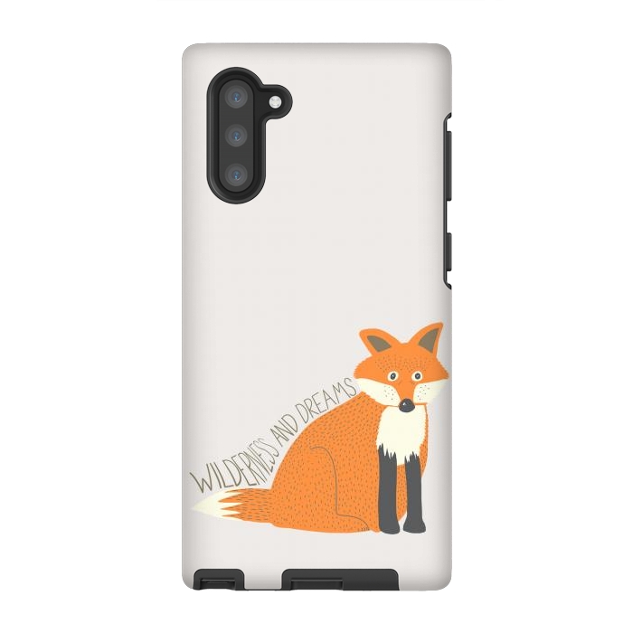 Galaxy Note 10 StrongFit Wilderness and Dreams Fox by Edith May