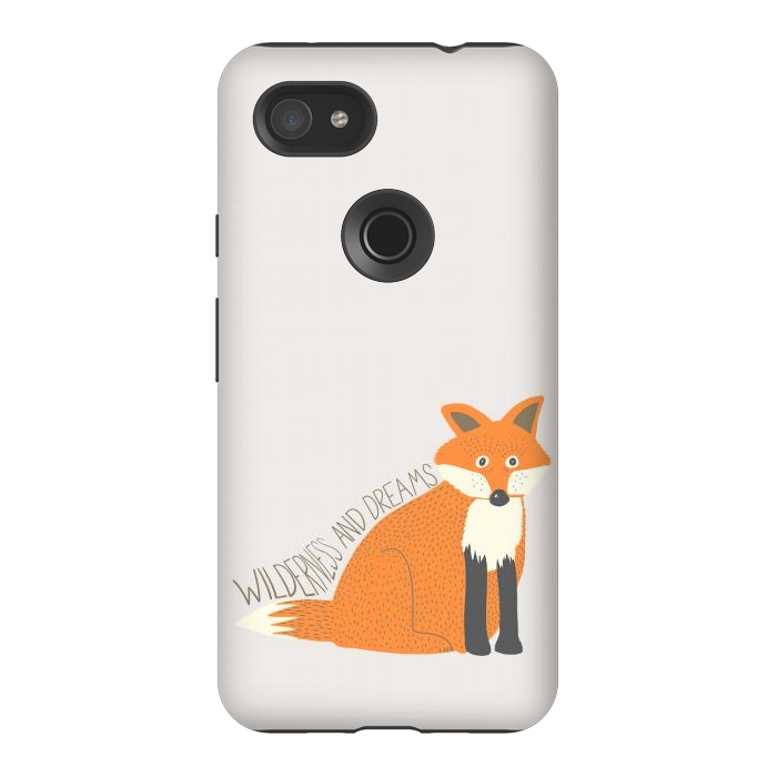 Pixel 3AXL StrongFit Wilderness and Dreams Fox by Edith May