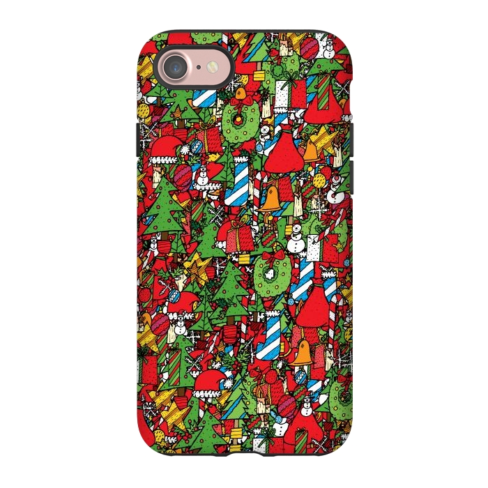iPhone 7 StrongFit The festive pattern by Steve Wade (Swade)
