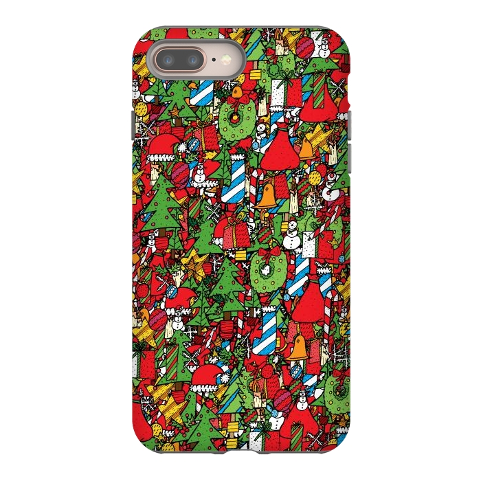 iPhone 7 plus StrongFit The festive pattern by Steve Wade (Swade)