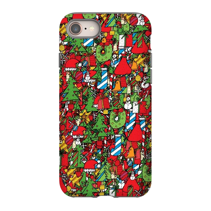 iPhone 8 StrongFit The festive pattern by Steve Wade (Swade)