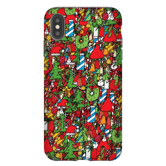 iPhone Xs Max StrongFit The festive pattern by Steve Wade (Swade)