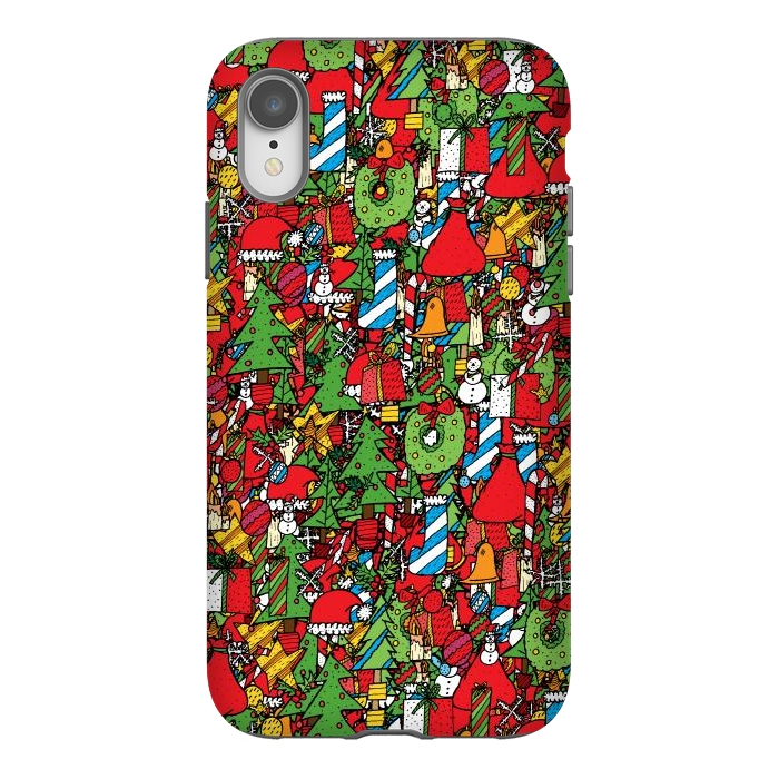 iPhone Xr StrongFit The festive pattern by Steve Wade (Swade)