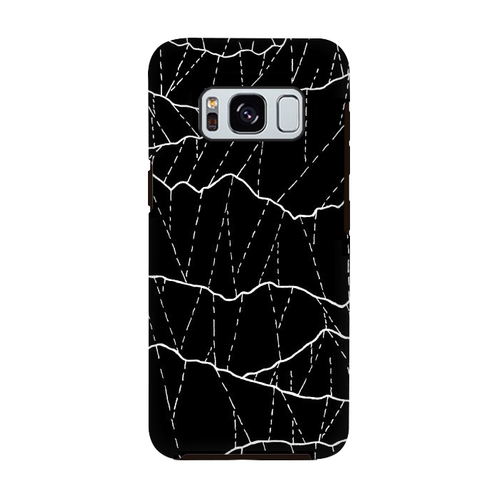 Galaxy S8 StrongFit The white lined mountains by Steve Wade (Swade)