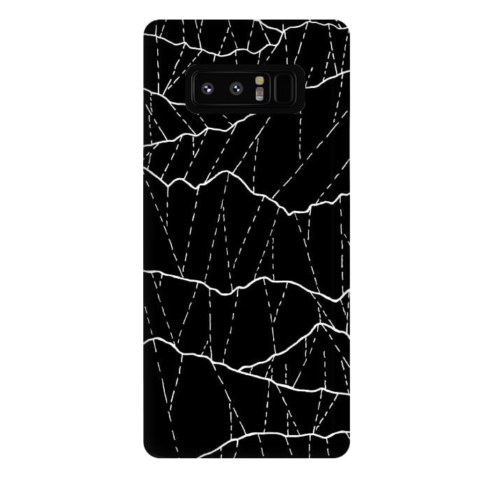 Galaxy Note 8 StrongFit The white lined mountains by Steve Wade (Swade)