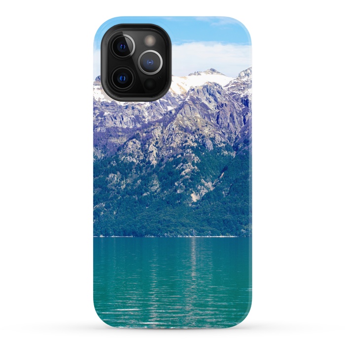 iPhone 12 Pro Max StrongFit Purple mountains by Laura Nagel