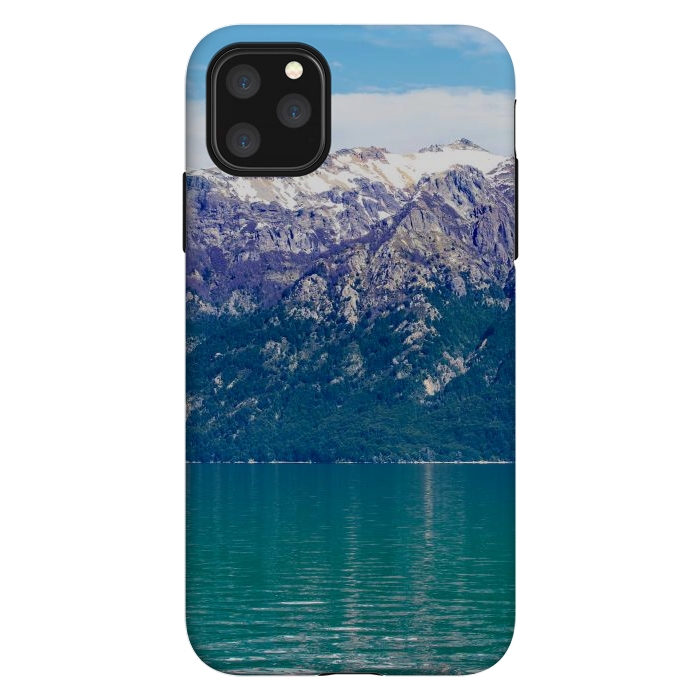 iPhone 11 Pro Max StrongFit Purple mountains by Laura Nagel