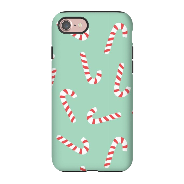 iPhone 7 StrongFit Candy Cane 01 by Jelena Obradovic