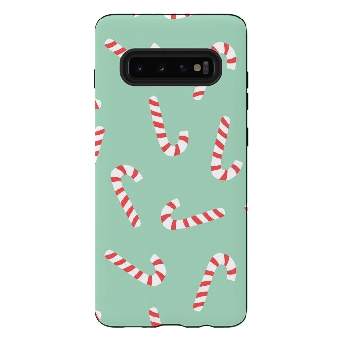Galaxy S10 plus StrongFit Candy Cane 01 by Jelena Obradovic