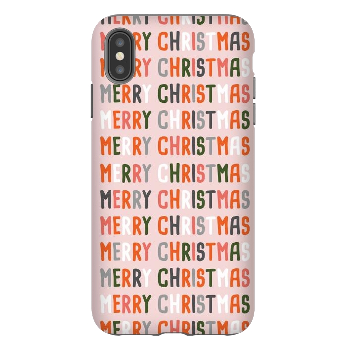 iPhone Xs Max StrongFit Merry Christmas 01 by Jelena Obradovic